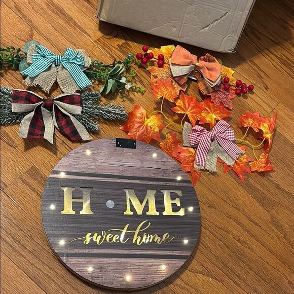 LED Home Sweet Home Interchangeable Seasonal Sign - Picture 2 of 9